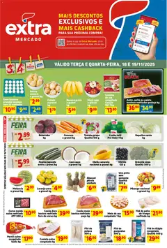 Pré-Visualização do folheto "Black Friday" da loja Extra válido a partir de 18/11/2025