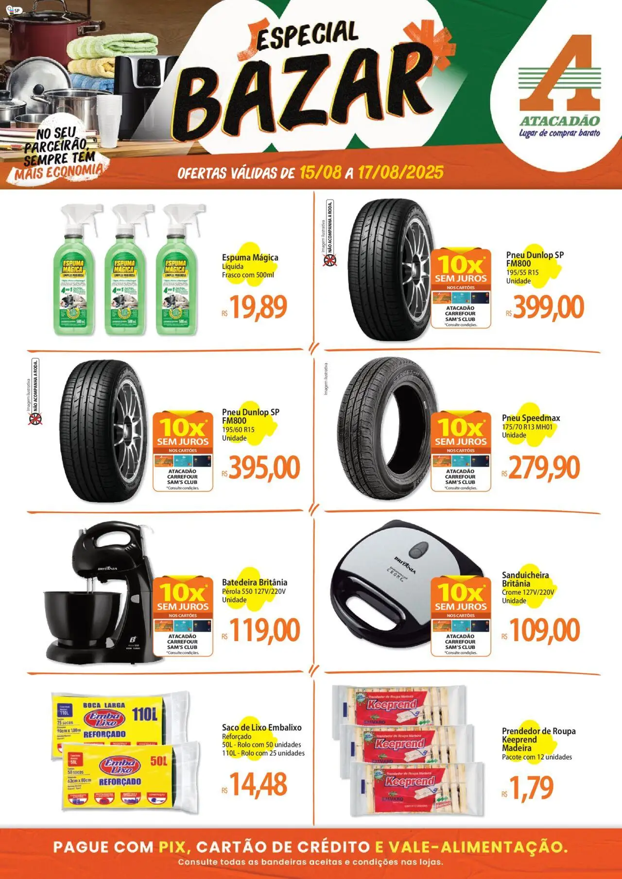 Atacadão folheto "Ofertas - SP" válido a partir de 15/08/2025 - número de página 1