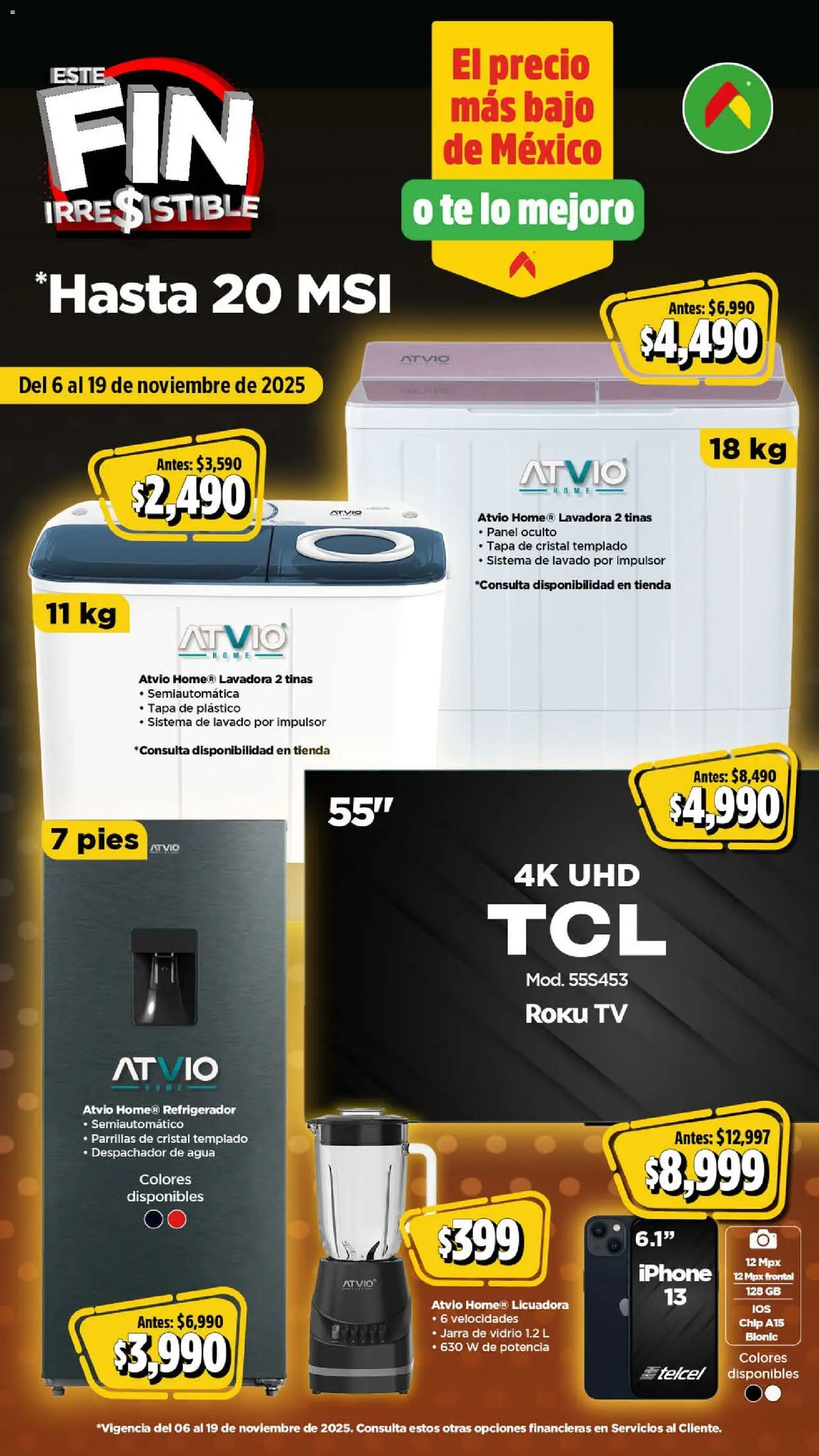 Vista previa las ofertas de la tienda Bodega Aurrerá - Buen Fin desde el 06/11/2025 