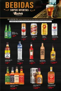 Pré-Visualização do folheto "Ofertas Bebidas" da loja Bistek Supermercados válido a partir de 23/01/2026