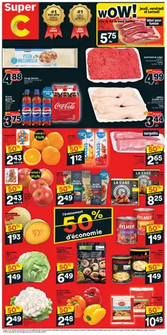 Preview of leaflet Super C weekly flyer / circulaire from shop Super C is valid from Apr 09, 2026