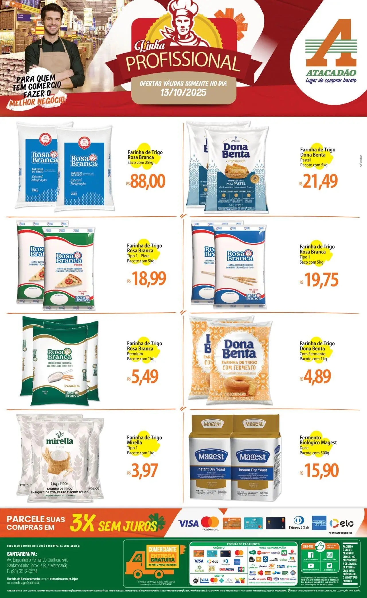 Atacadão folheto "Ofertas - PA" válido a partir de 13/10/2025 - número de página 1