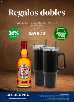 Vista previa las ofertas de la tienda La Europea - Catálogo Regalos Dobles desde el 30/07/2025 