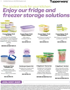 Preview of leaflet Weekly flyer from shop Tupperware is valid from Feb 01, 2026