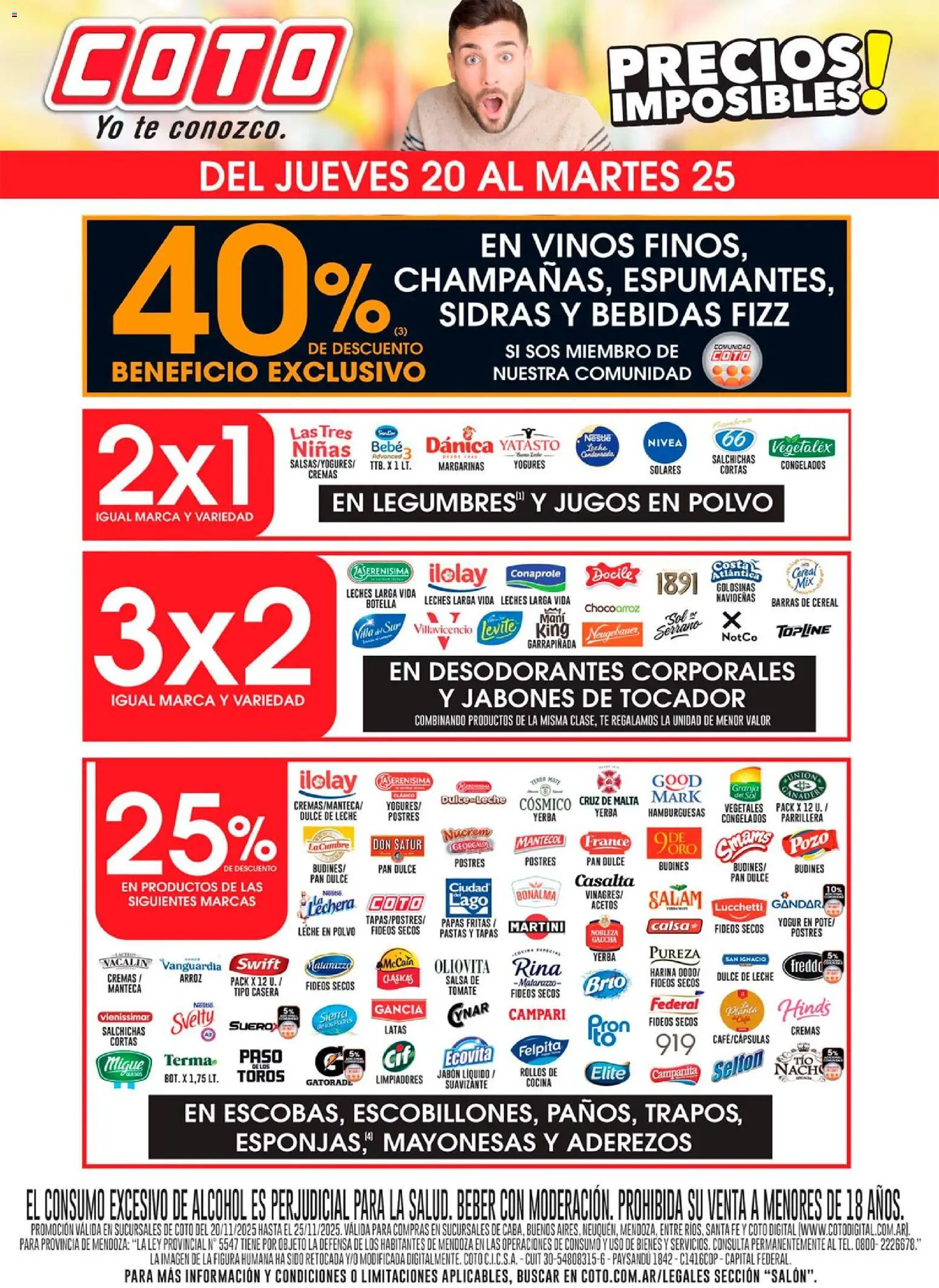 Vista previa del folleto de la tienda Coto válido desde el 20/11/2025 