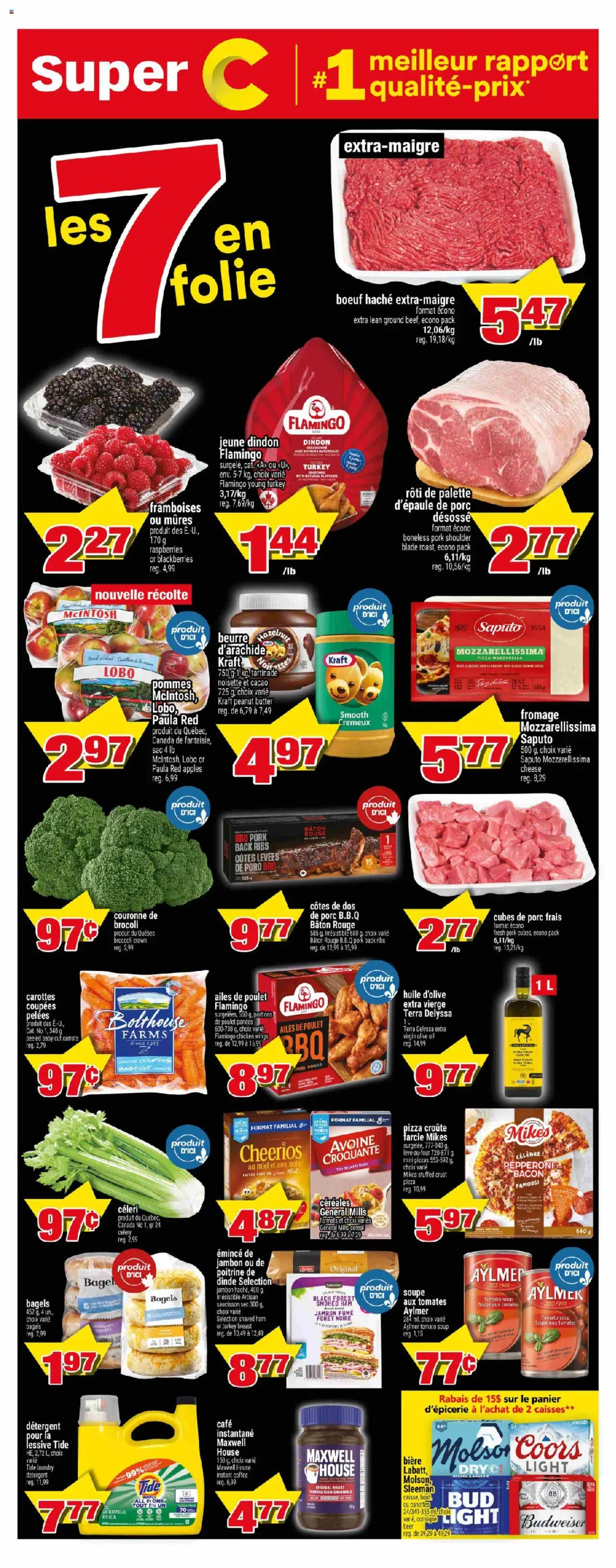 Super C flyer valid from Sep 18, 2025 - page number 1