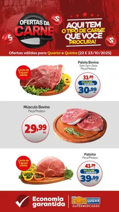 Pré-Visualização do folheto "Ofertas Carne" da loja Rede Bom Lugar válido a partir de 22/10/2025