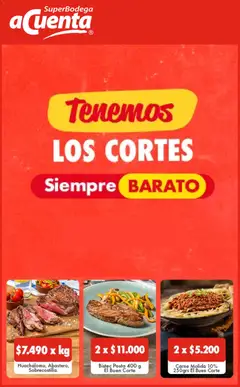 Folleto de la tienda Super Bodega aCuenta válido desde el 07.01.2026 