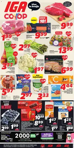 Preview of leaflet Weekly flyer / circulaire from shop IGA is valid from Oct 16, 2025