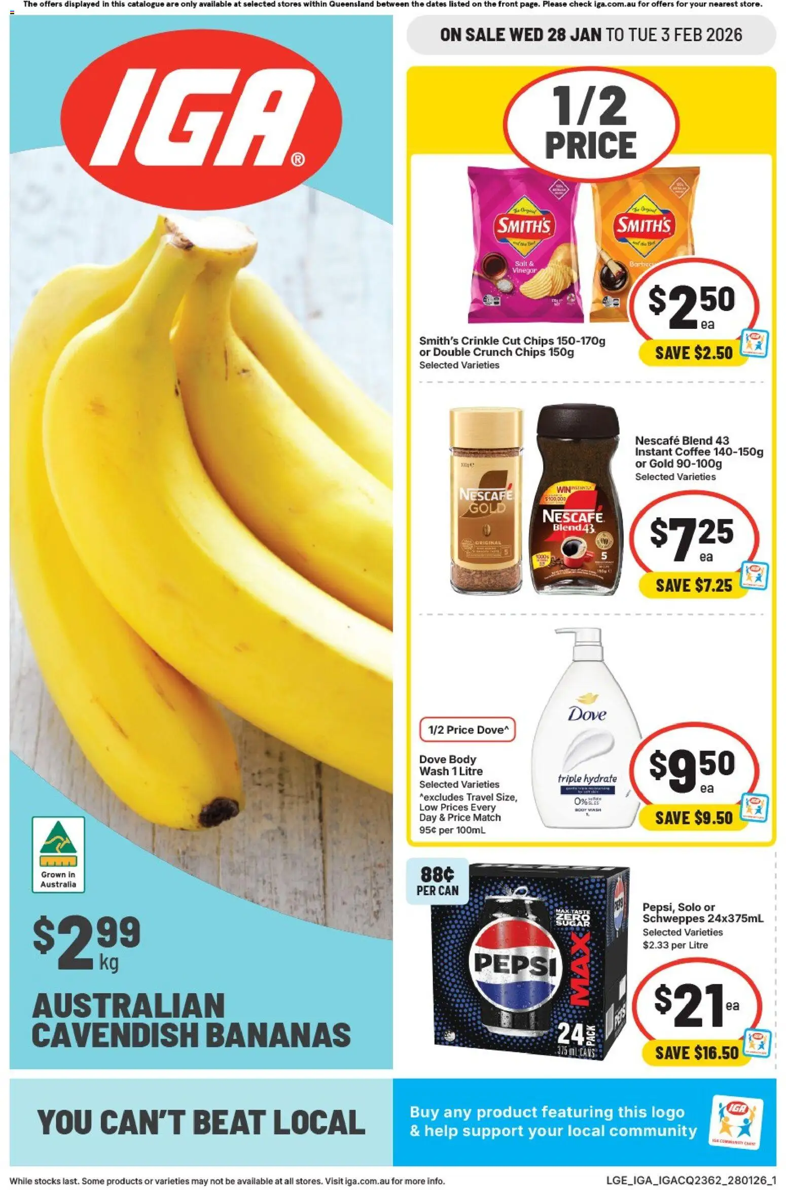 Preview of catalogue Catalogue QLD from shop IGA valid 28/01/2026