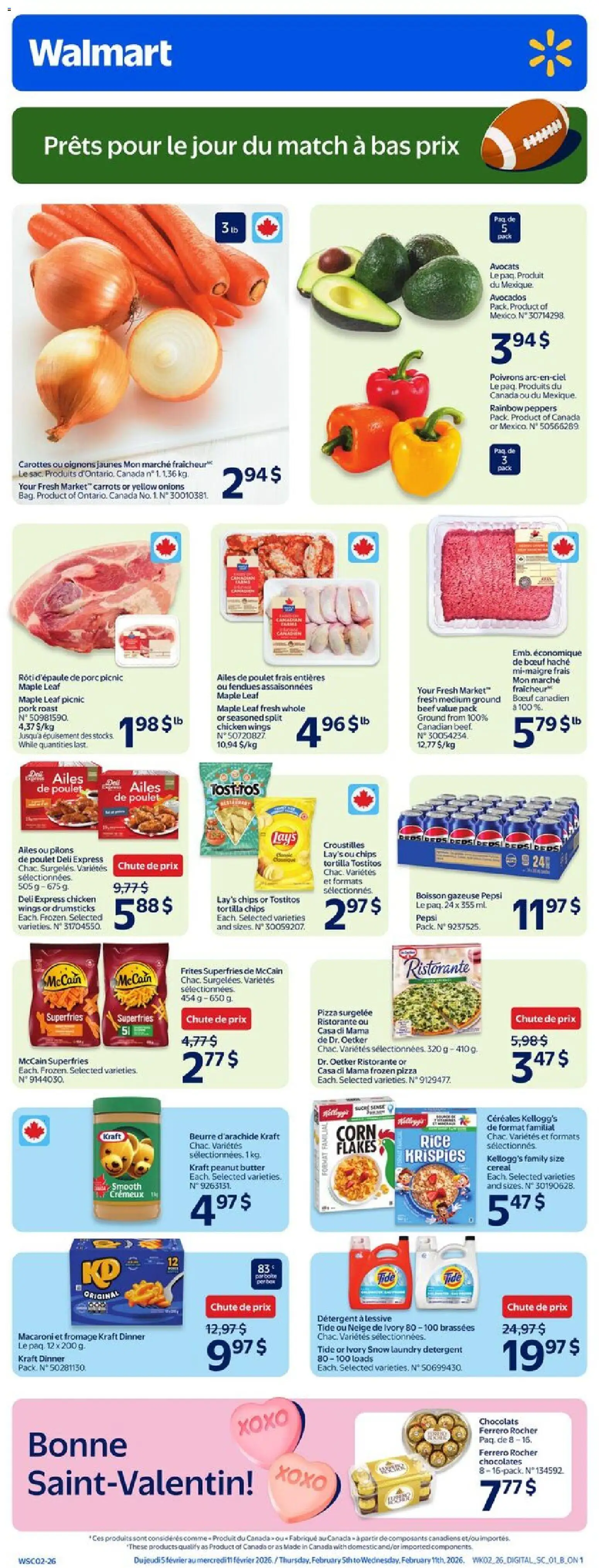 Preview of leaflet Circulaire from shop Walmart is valid from Feb 05, 2026