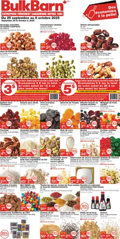 Preview of leaflet Circulaire from shop Bulk Barn is valid from Sep 25, 2025
