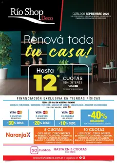 Vista previa del folleto de la tienda Río Shop Deco válido desde el 01/09/2025 
