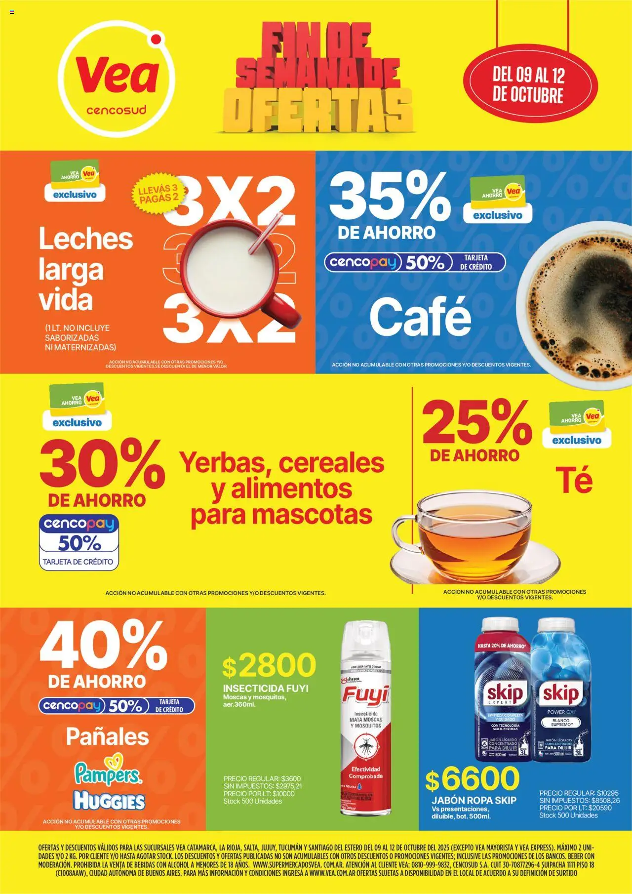 Vea Oferta fin de semana del 09/10/2025 >> Catálogo