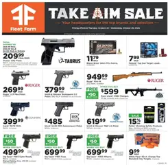 Ad Preview of Mills Fleet Farm Take Aim from 10/23/2025