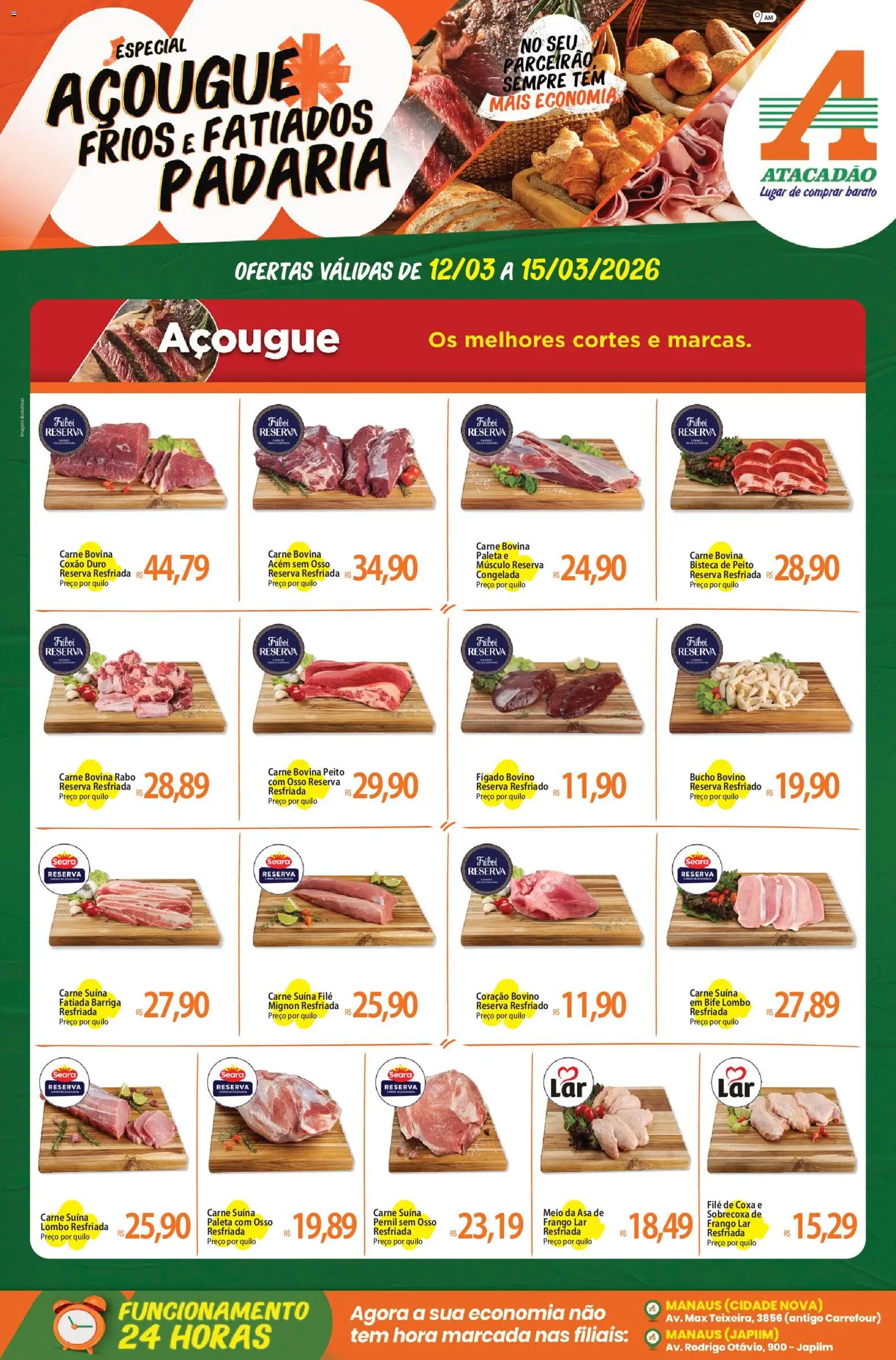 Pré-Visualização do folheto "Atacadão ofertas - AM" da loja Atacadão válido a partir de 12/03/2026