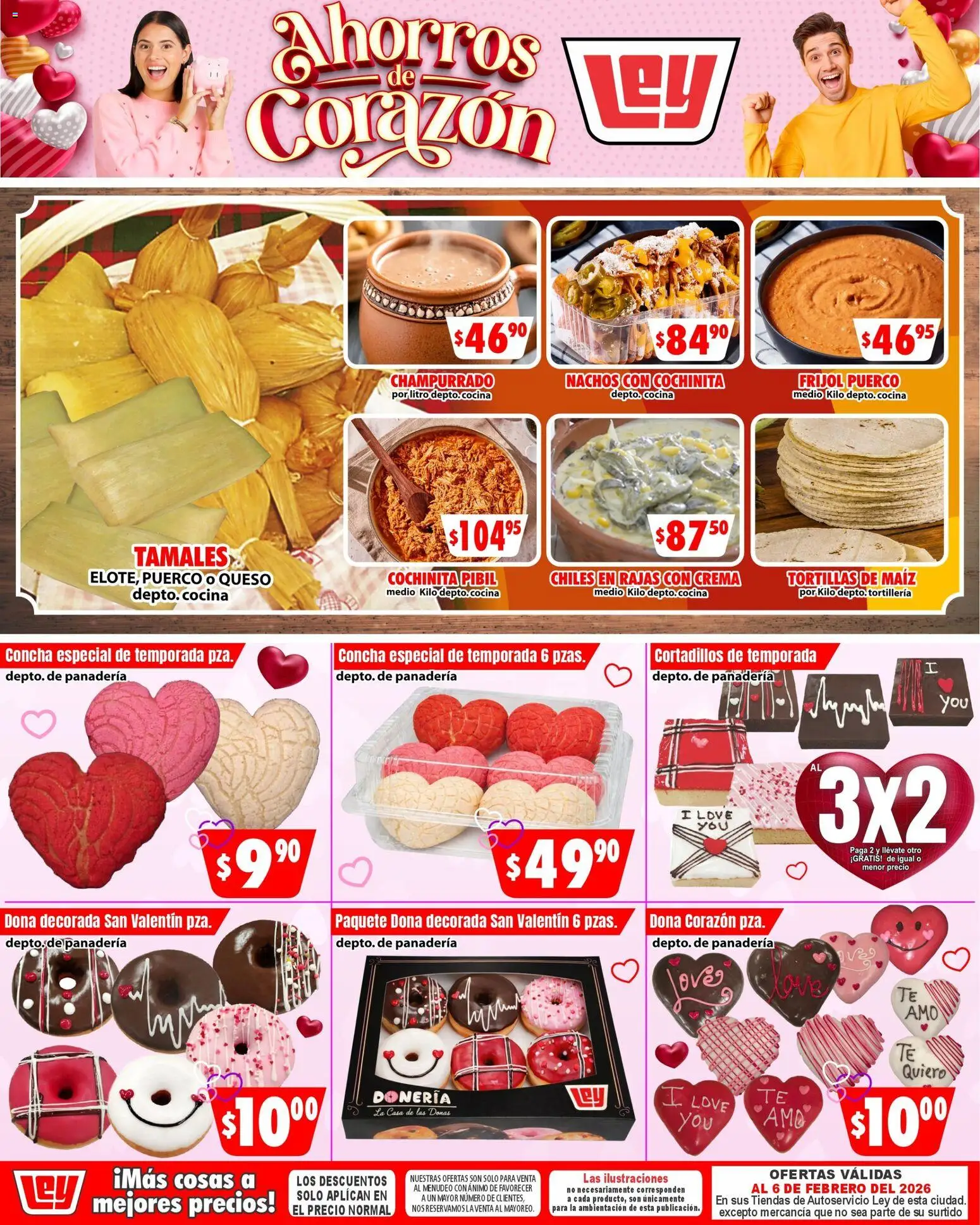Vista previa las ofertas de la tienda Casa Ley - Folleto Más cosas a mejores precios desde el 03/02/2026 - Panadería, Cocina, Maíz, Queso, Crema, Tortillas