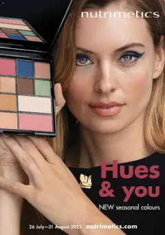 Preview of catalogue Nutrimetics Brochure Hues & you from shop Nutrimetics valid 26/07/2025