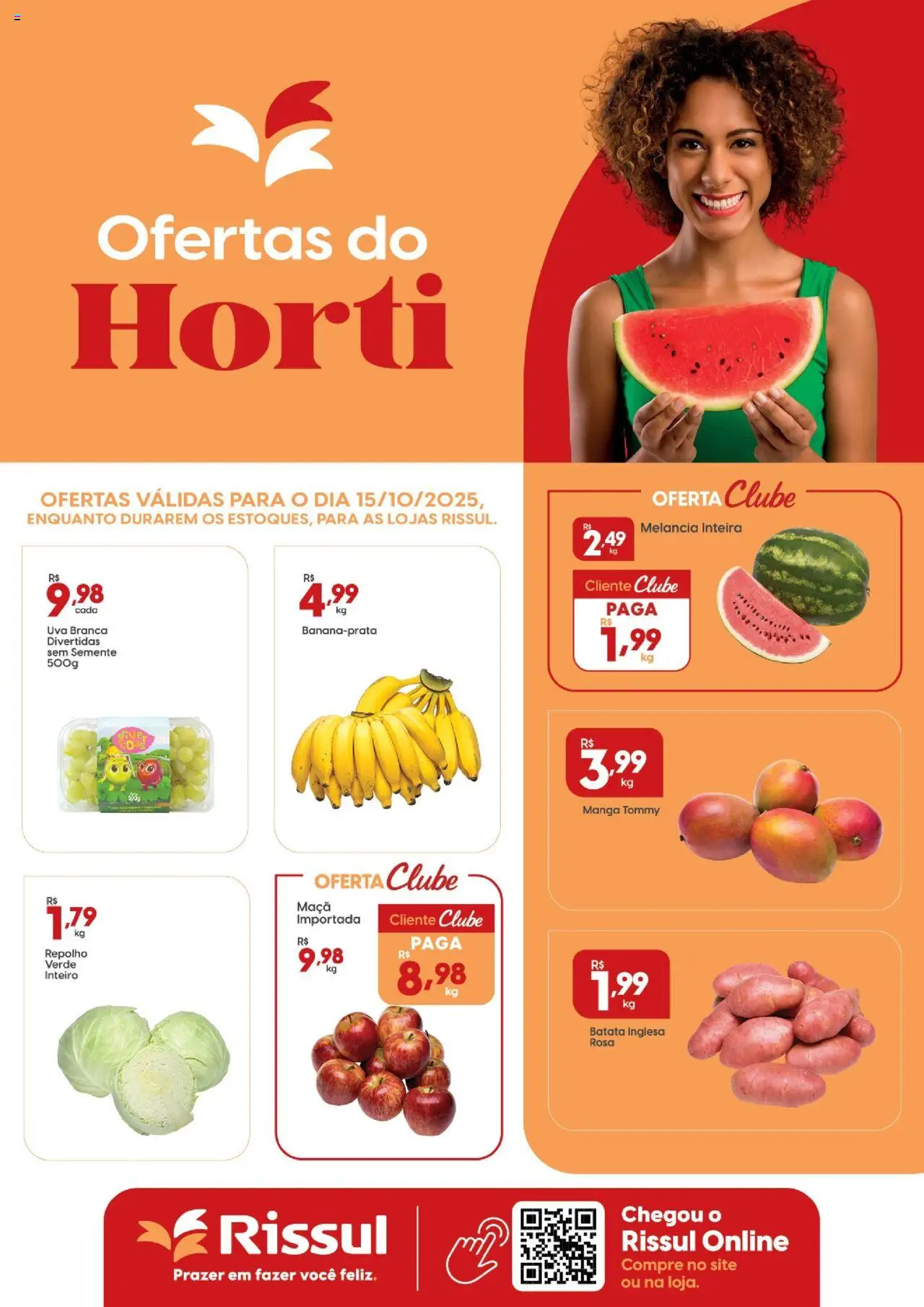 Rissul folheto "Ofertas Quarta do Horti" válido a partir de 15/10/2025 - número de página 1