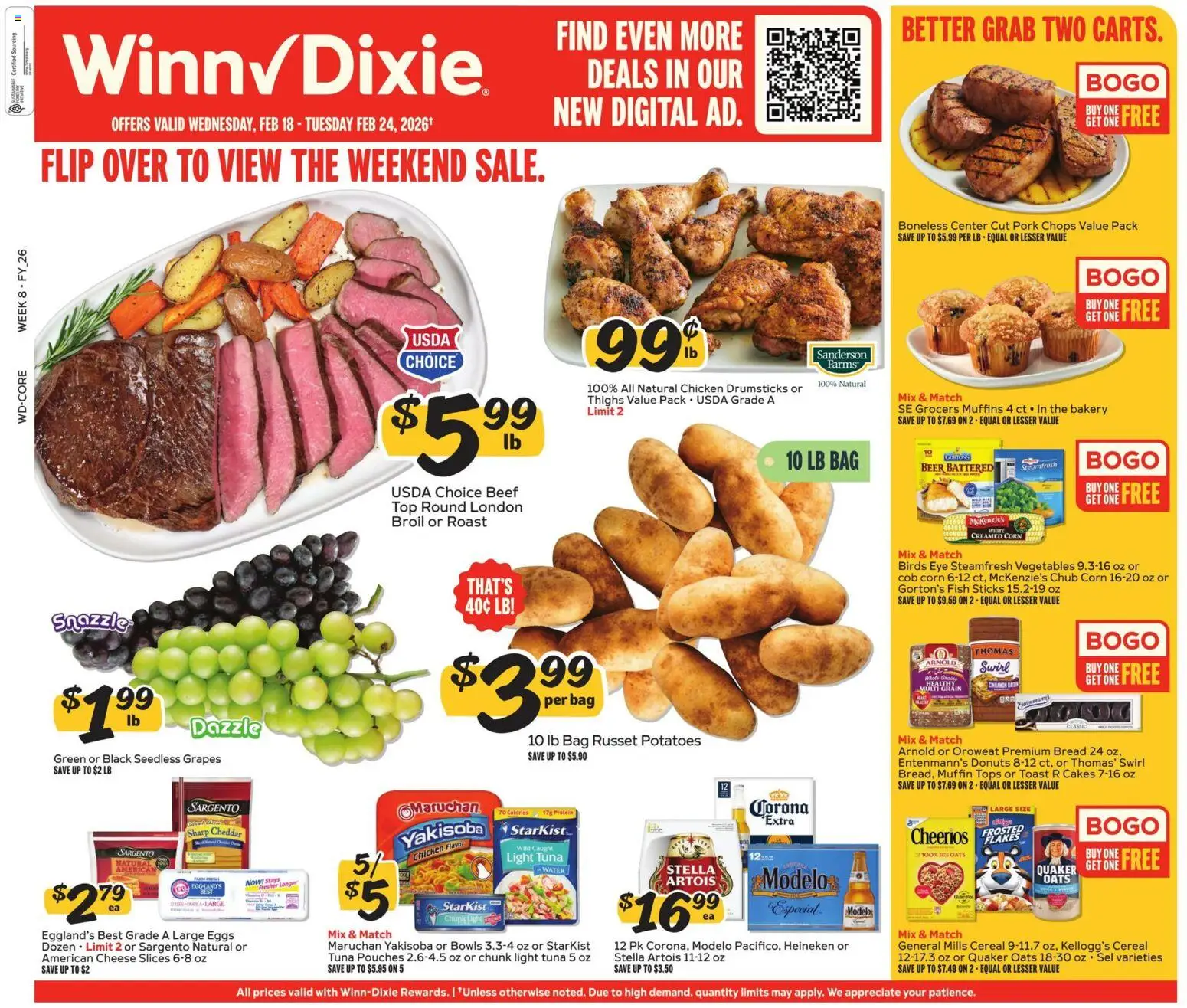 Ad Preview of Winn Dixie Weekly Ad from 02/18/2026