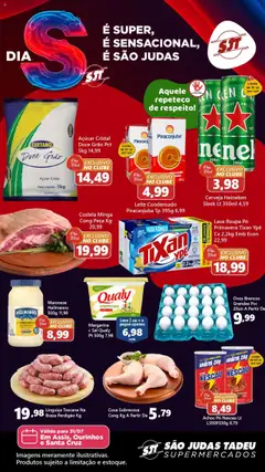 Pré-Visualização do folheto "Ofertas da semana" da loja São Judas Tadeu válido a partir de 31/07/2025