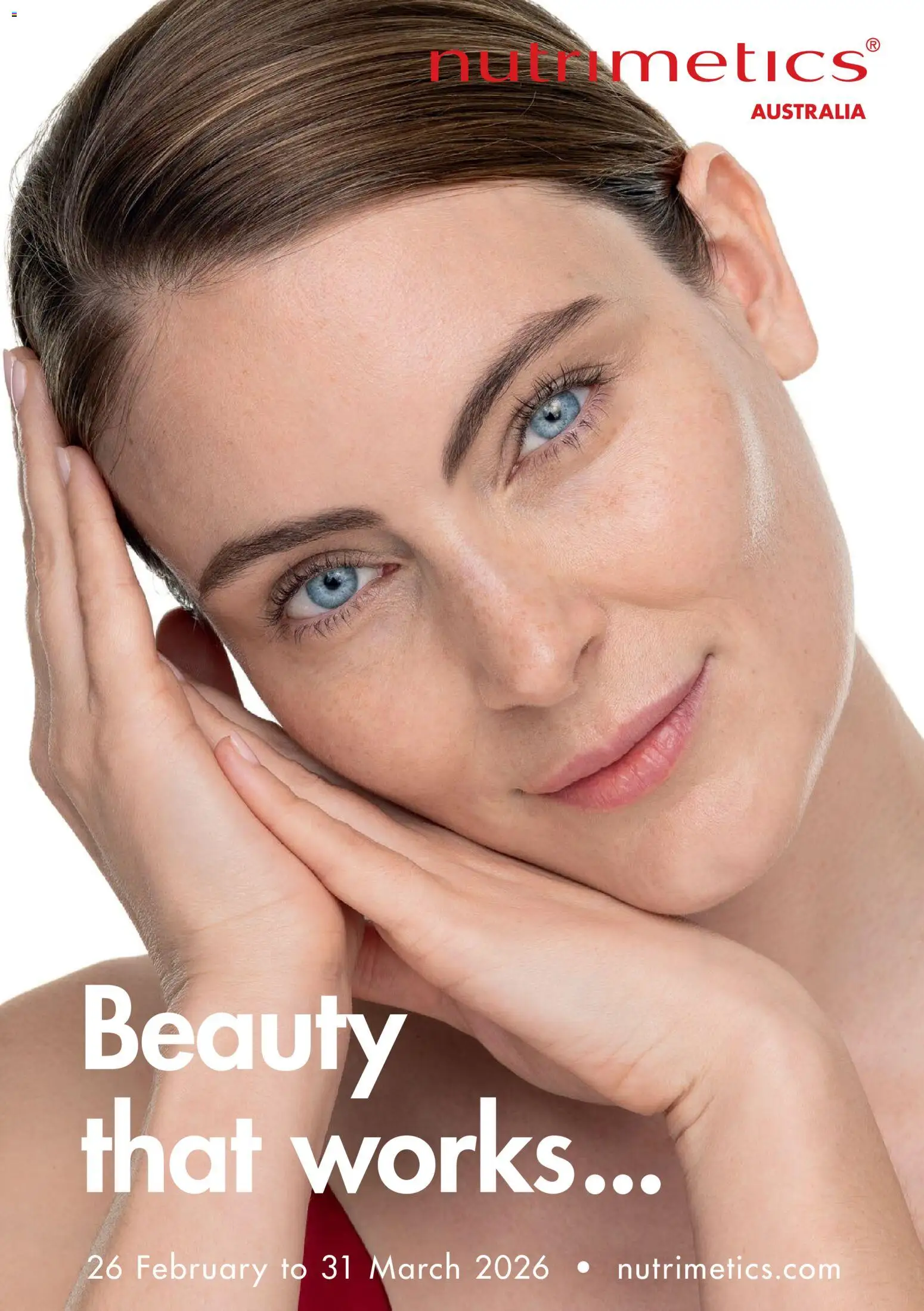 Preview of catalogue Nutrimetics Brochure Beauty that works from shop Nutrimetics valid 26/02/2026