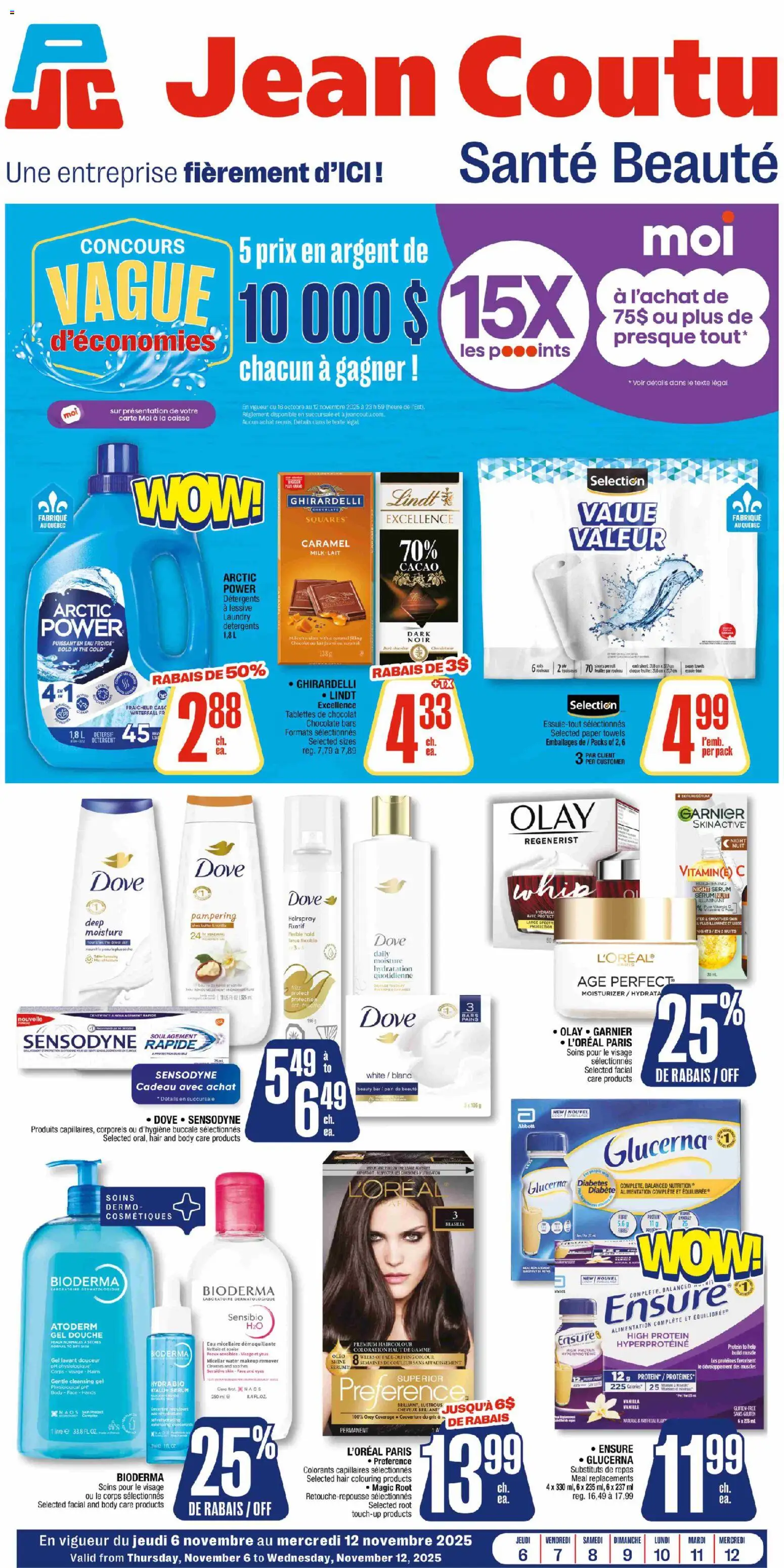 Preview of leaflet Santé-Beauté from shop Jean Coutu is valid from Nov 06, 2025