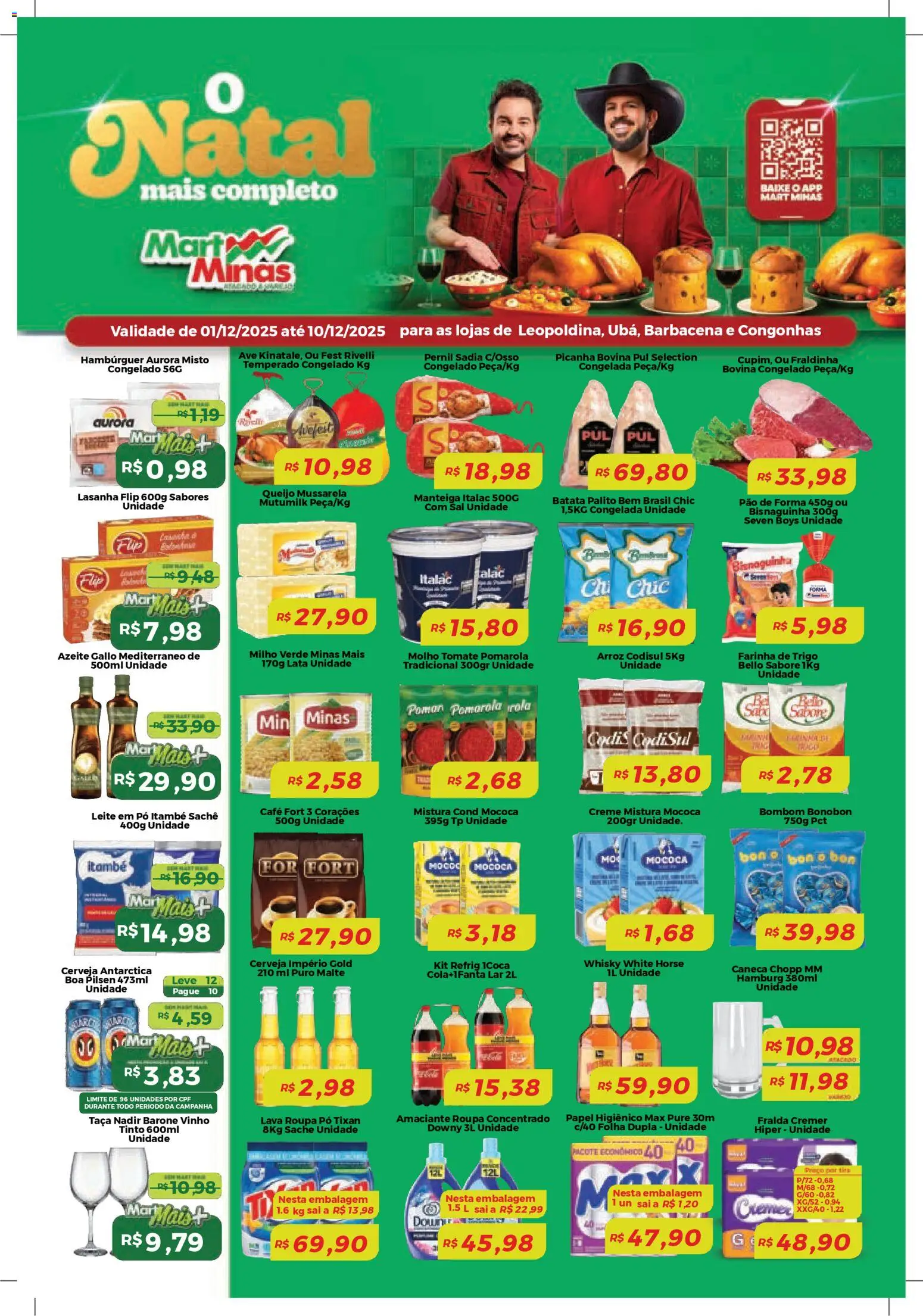 Pré-Visualização do folheto "Ofertas da semana" da loja Mart Minas válido a partir de 01/12/2025