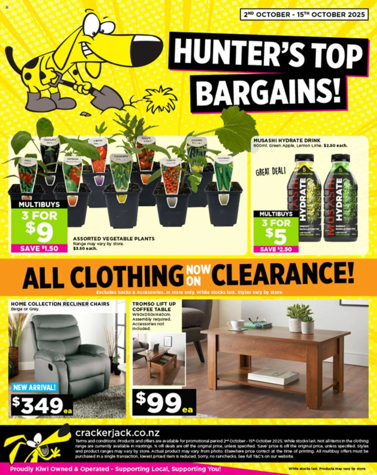 Catalogue Crackerjack catalogue valid from 2 Oct 2025 - page 1