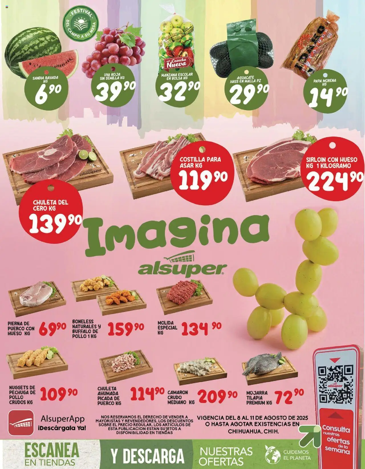 Folleto Alsuper y sus promociones válidas desde el 08/08/2025 - Número de página 1