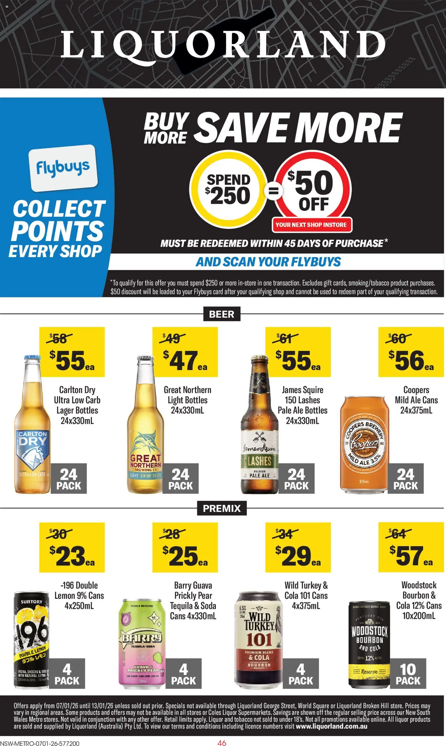 Preview of catalogue Catalogue from shop Liquorland valid 07/01/2026
