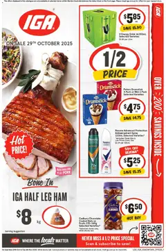 Preview of catalogue Catalogue WA from shop IGA valid 29/10/2025