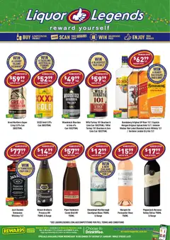 Preview of catalogue Catalogue Deception Bay from shop Liquor Legends valid 10/12/2025