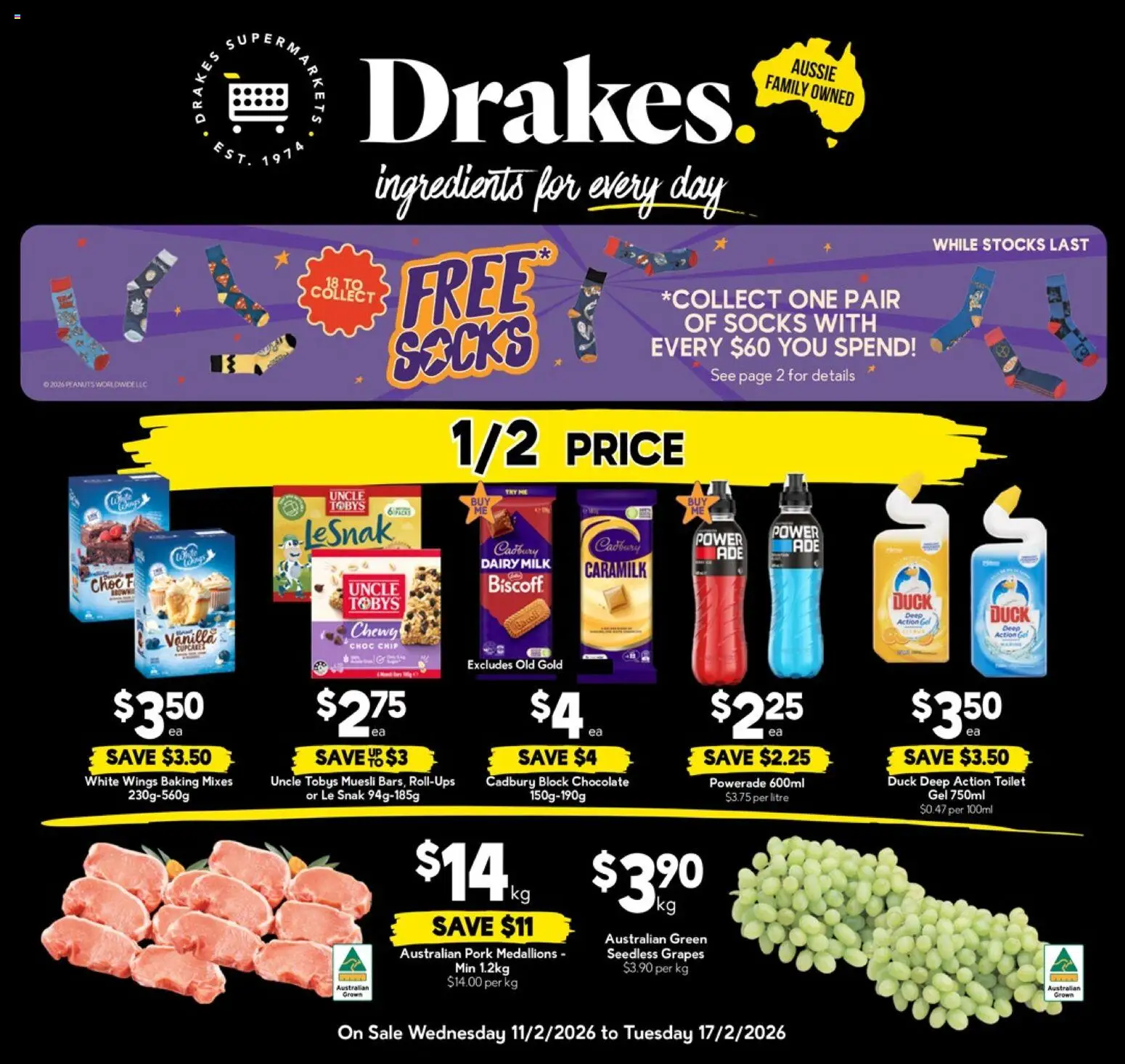 Preview of catalogue Catalogue QLD from shop Drakes valid 11/02/2026