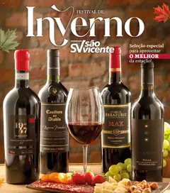 Pré-Visualização do folheto "Ofertas Festival de Inverno" da loja Supermercados São Vicente válido a partir de 16/07/2025