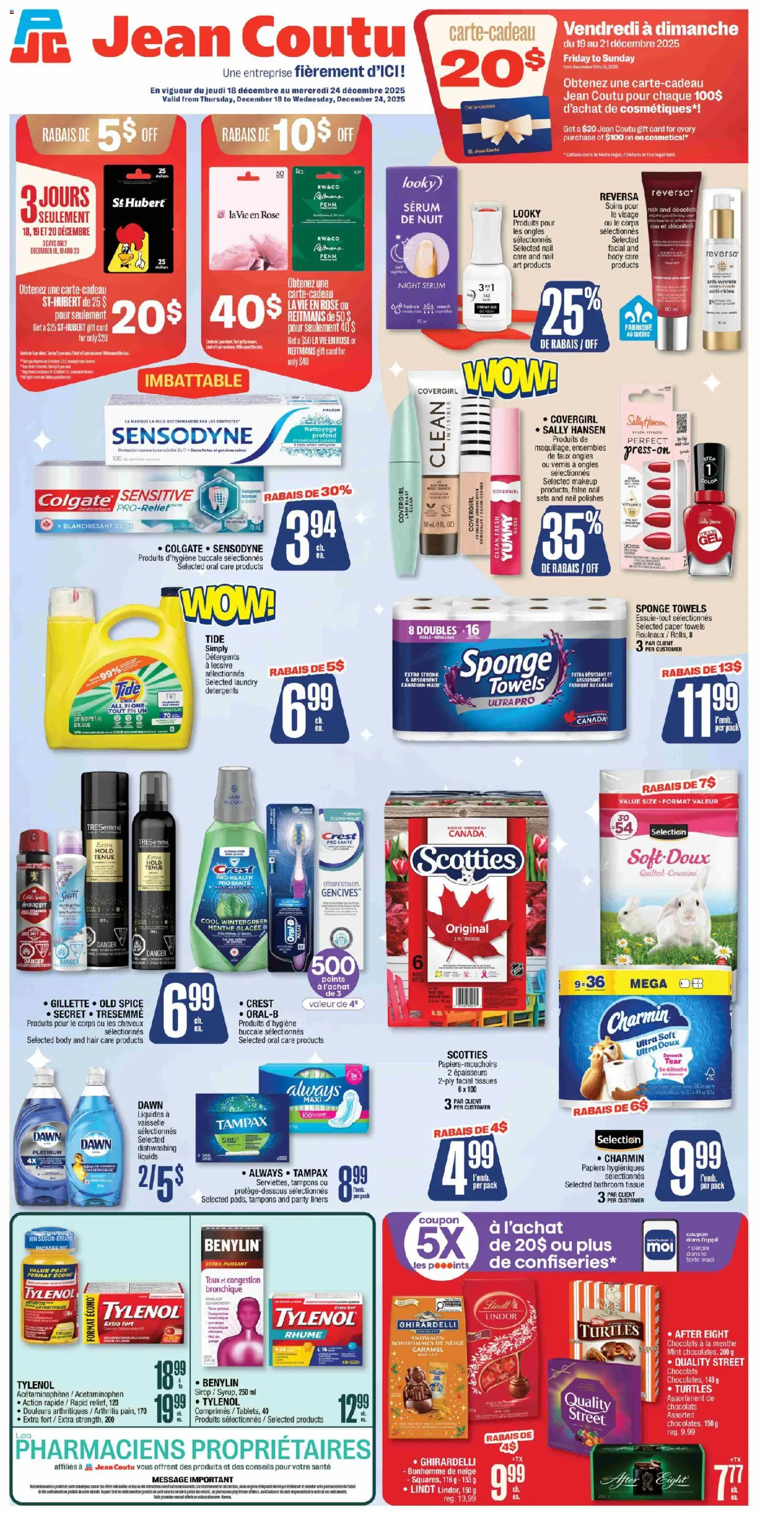 Preview of leaflet Circulaire from shop Jean Coutu is valid from Dec 18, 2025