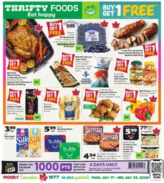 Preview of leaflet Weekly flyer / circulaire from shop Thrifty Foods is valid from Jul 17, 2025