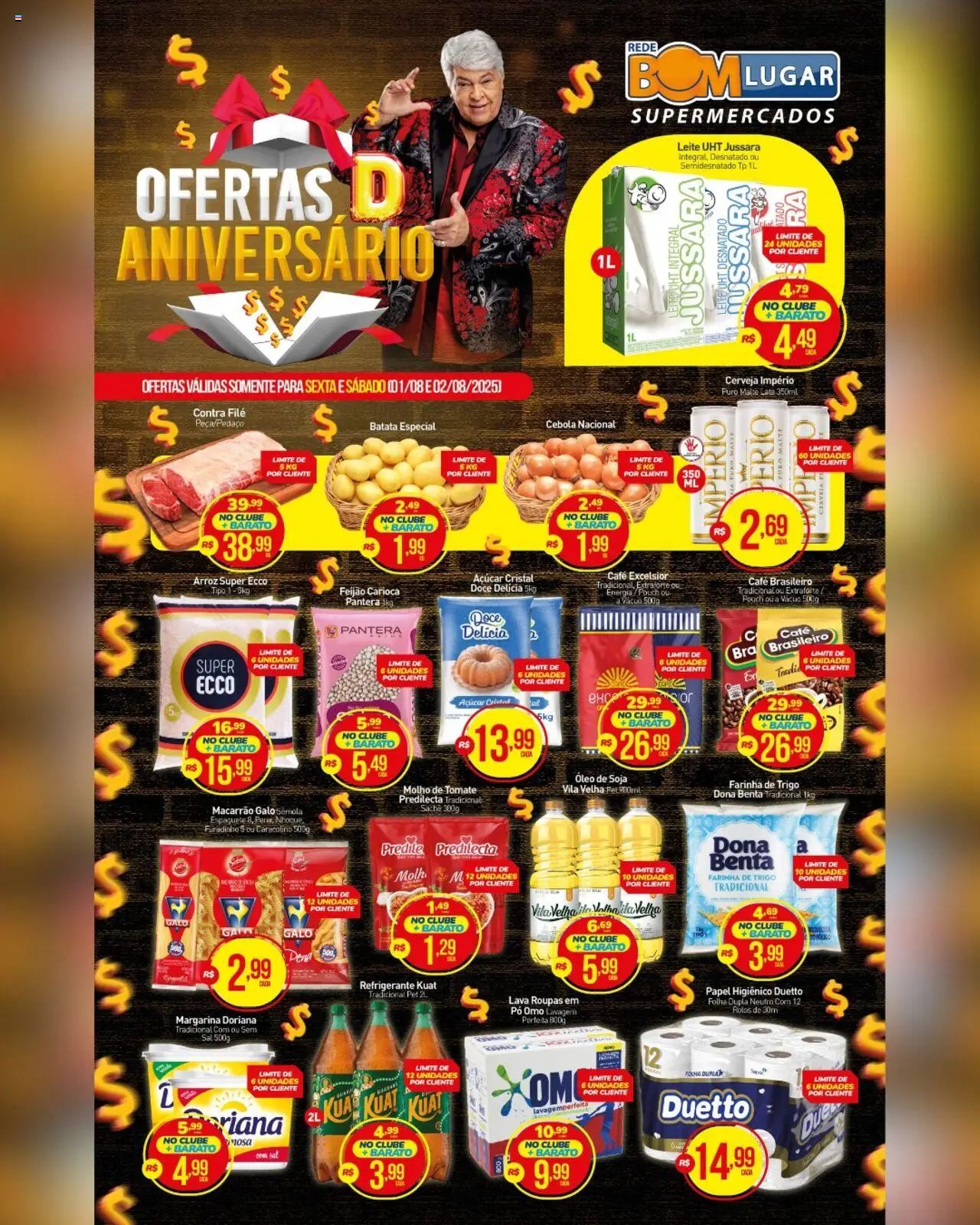 Rede Bom Lugar folheto "Ofertas da semana" válido a partir de 01/08/2025 - número de página 1