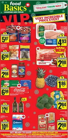 Preview of leaflet Ajax from shop Food Basics is valid from Dec 11, 2025