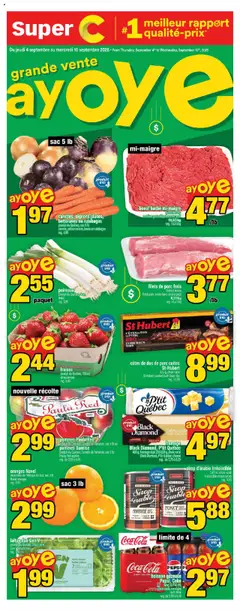 Preview of leaflet Chandler from shop Super C is valid from Sep 04, 2025