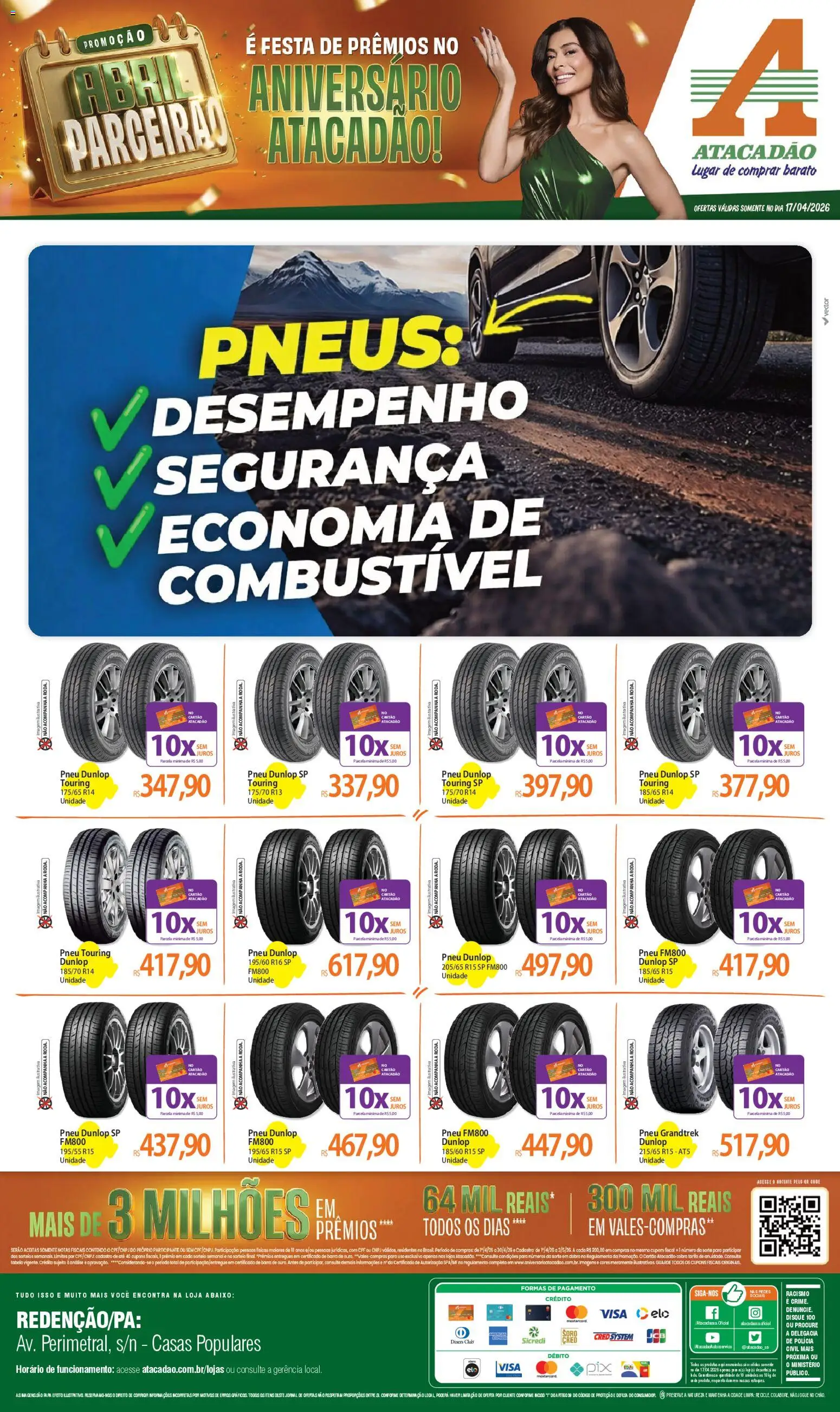Pré-Visualização do folheto "Atacadão ofertas - PA" da loja Atacadão válido a partir de 17/04/2026