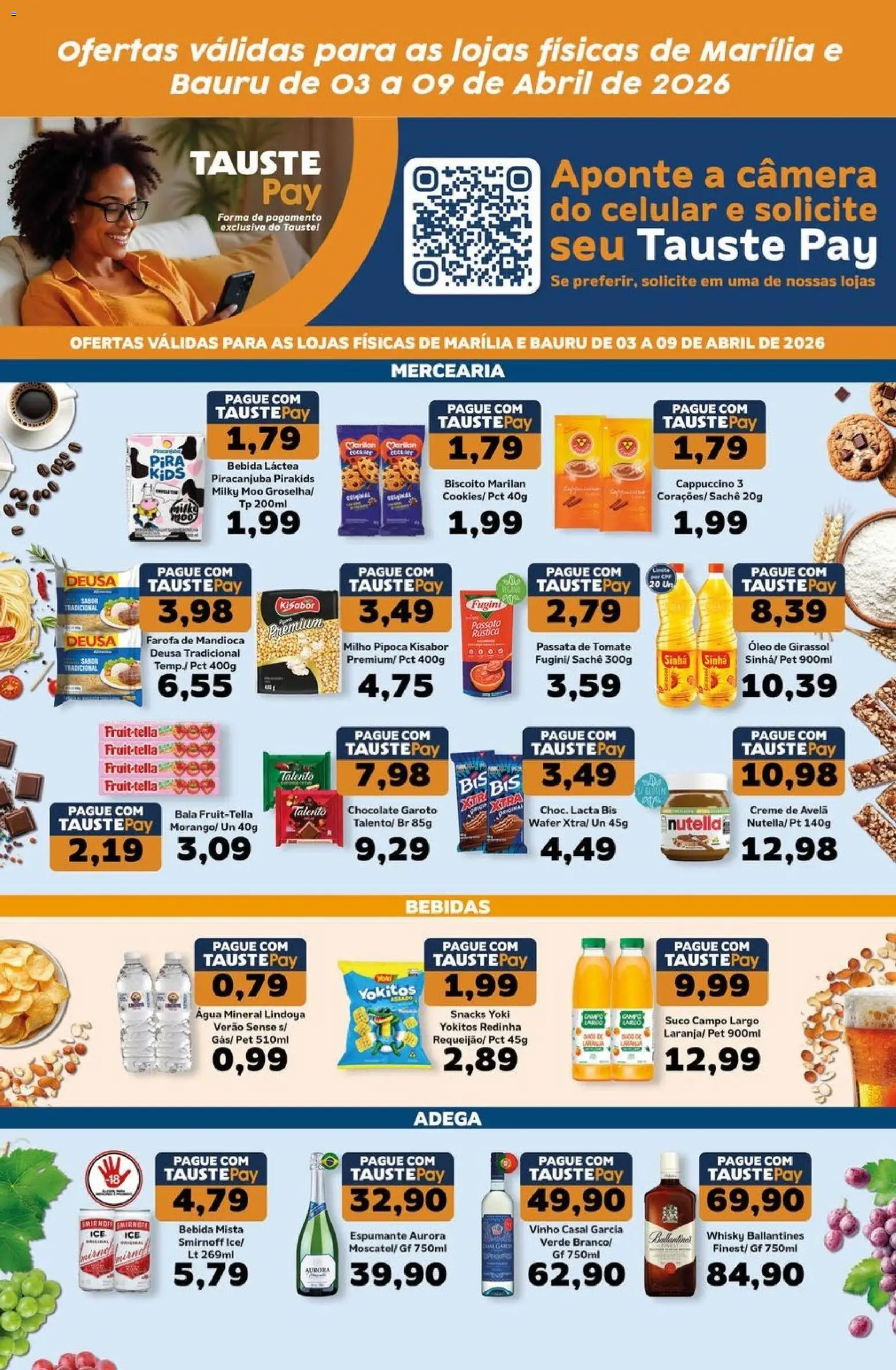 Pré-Visualização do folheto "Tauste ofertas Pay " da loja Tauste válido a partir de 03/04/2026