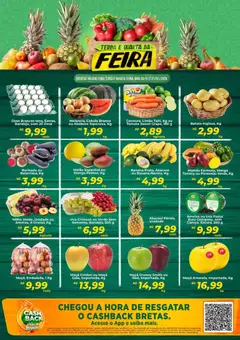 Pré-Visualização do folheto "Ofertas Feira" da loja Bretas válido a partir de 20/01/2026
