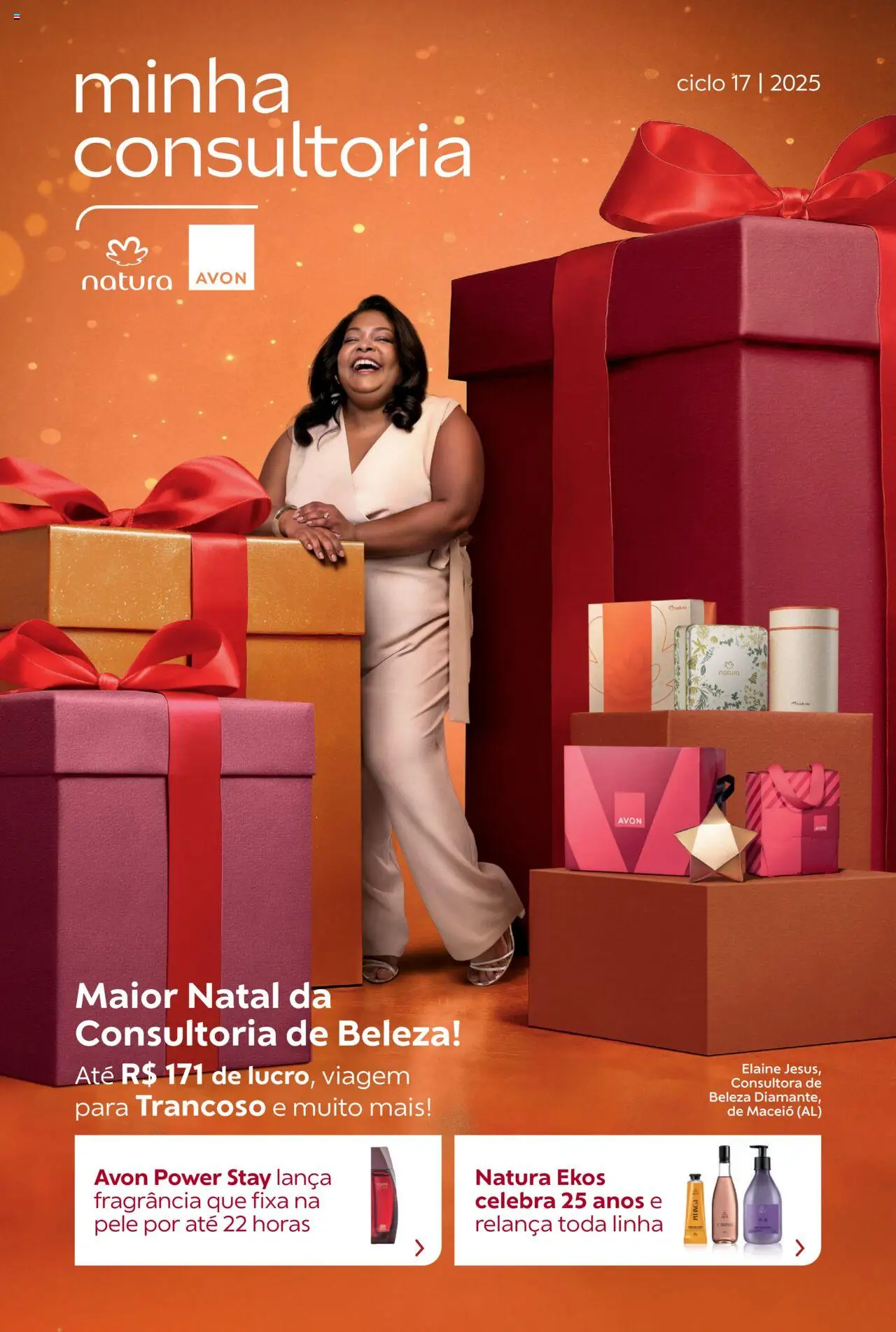Avon folheto "Campanha 17: Minha Consultoria" válido a partir de 07/10/2025 - número de página 1
