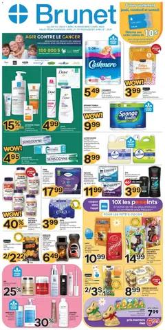 Preview of leaflet Brunet weekly flyer / circulaire from shop Brunet is valid from Apr 02, 2026