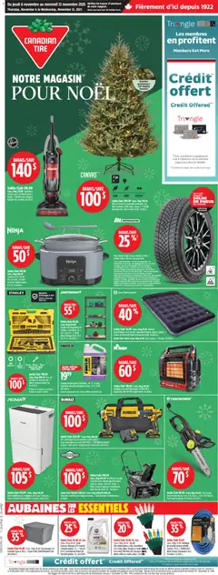 Preview of leaflet Circulaire from shop Canadian Tire is valid from Nov 06, 2025