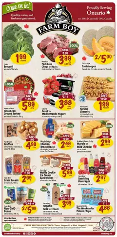 Preview of leaflet Weekly flyer / circulaire from shop Farm Boy is valid from Aug 21, 2025