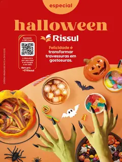 Pré-Visualização do folheto "Ofertas Especial Halloween" da loja Rissul válido a partir de 24/10/2025