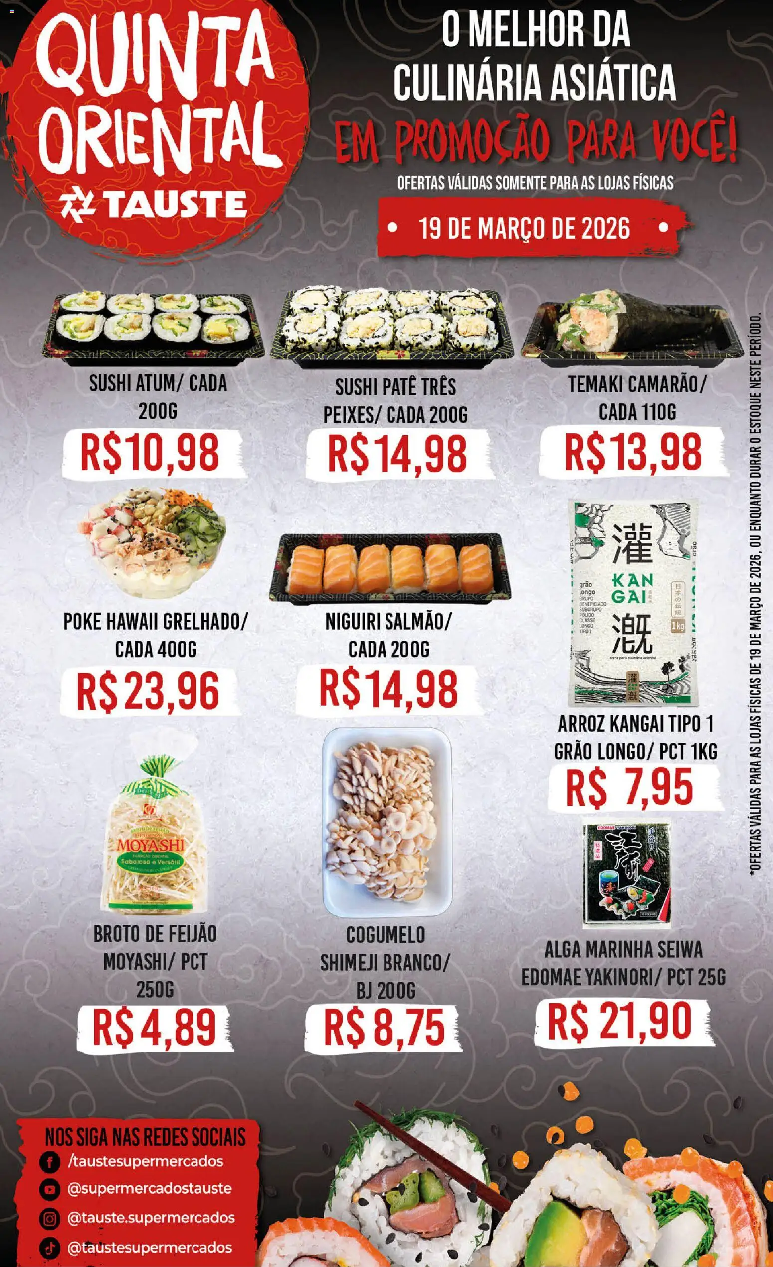 Pré-Visualização do folheto "Tauste ofertas Especial Oriental" da loja Tauste válido a partir de 19/03/2026