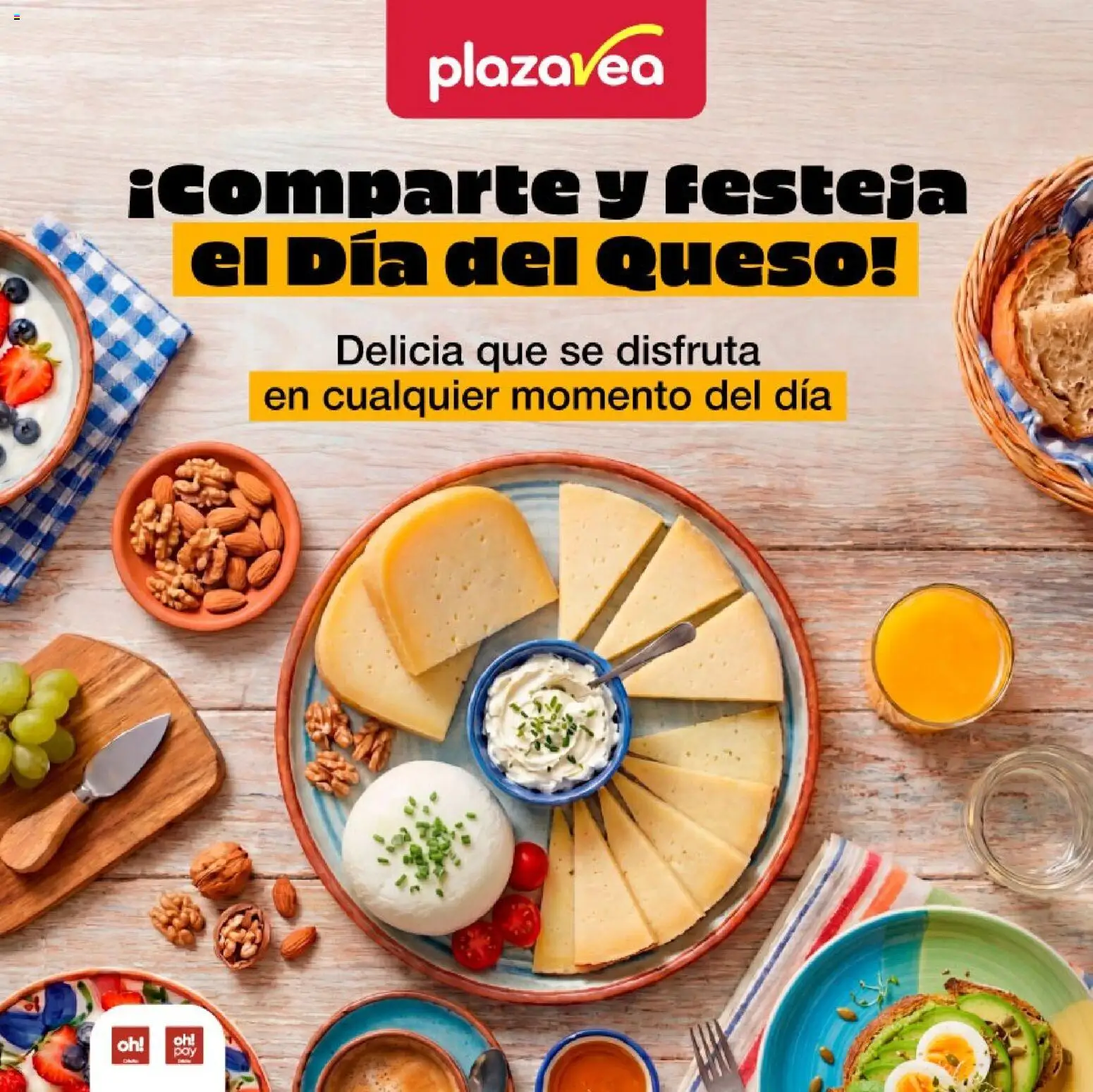 Vista previa de Plaza Vea - AVISO DIA DEL QUESO de la tienda Plaza Vea válido desde 26/03/2026